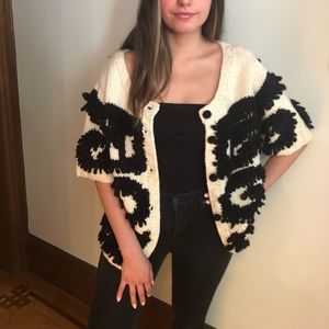 Anthropologie Knit Buttoned Sweater